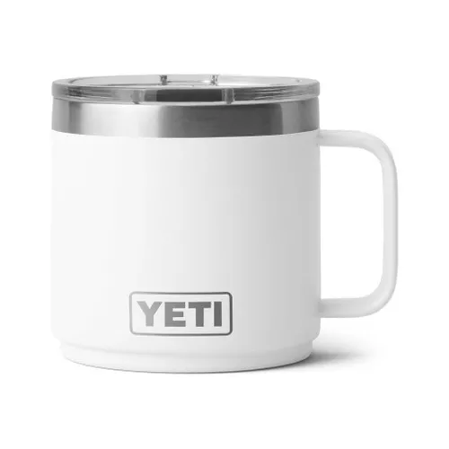 Rambler 414 ml Stackable Mug - Ceramic Lining, White