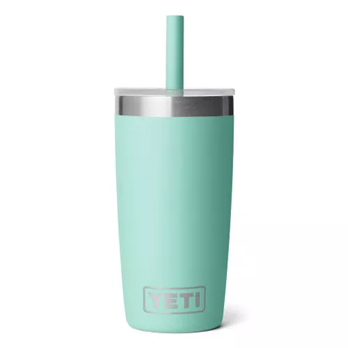 Rambler Jr. 295 ml Tumbler - Silicone Straw Lid, Seafoam