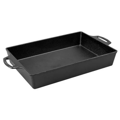 Rectangular Casserole - Seasoned Cast Iron, 9 x 13-in