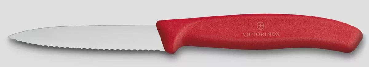 Red Handled Paring Knife, 3.25"