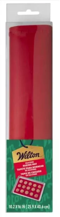 Red Silicone Baking Mat, 10x16