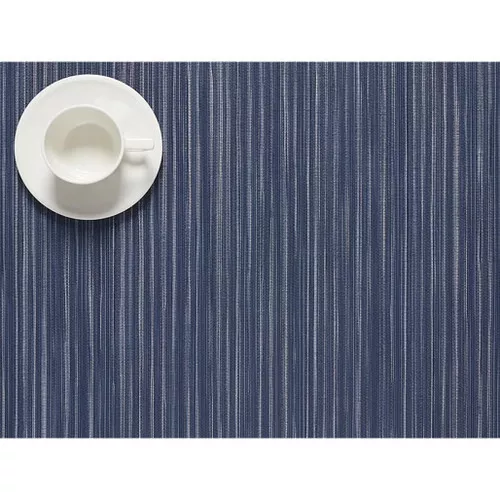 Rib Weave Placemat Rectangle - Indigo, 14 x 19-in