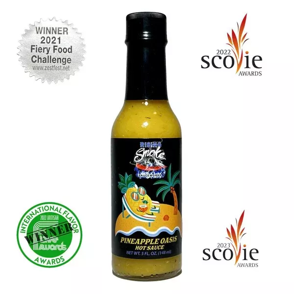 Rising Smoke Pineapple Oasis Hot Sauce