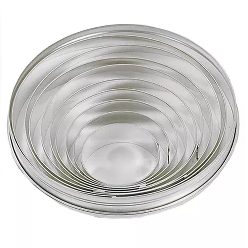 Round Cookie Cutters - Stainless Steel, set of 9