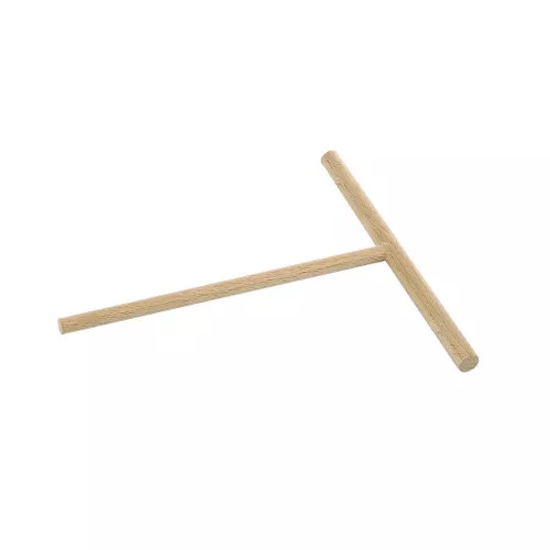 Round Crepe & Pancake Rake - Beechwood, 7-in