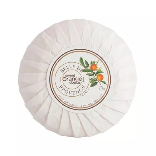 Round French-Milled Soap - Sweet Orange, 100g