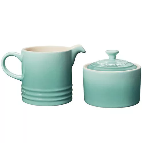 Sage Cream and Sugar Set