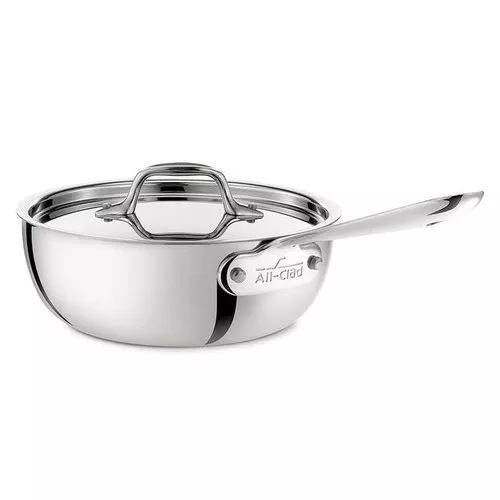 Saucier Pan - Tri-Ply Stainless Steel, 2Qt