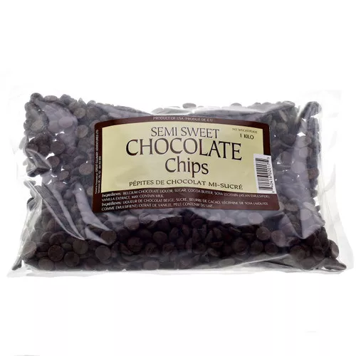 Semi Sweet Chocolate Chips, 1kg