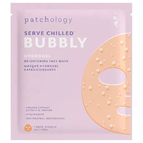 Serve Chilled - Bubbly Brightening Hydrogel Face Mask, 30g