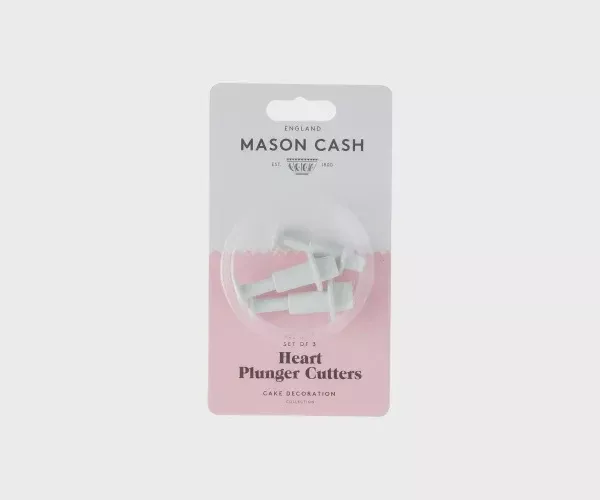Set Of 3 Mini Heart Plungers.