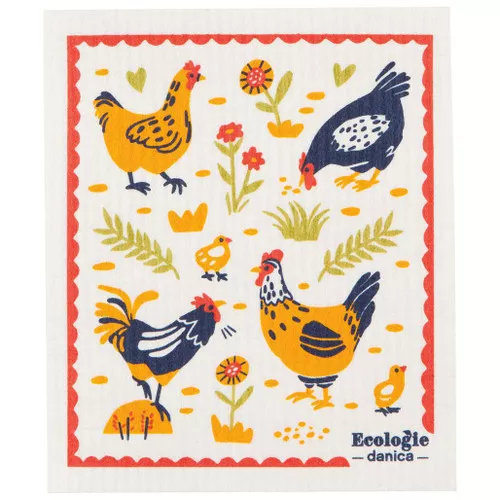 Swedish Dishcloth - Free Range, 6.5 x 8-in