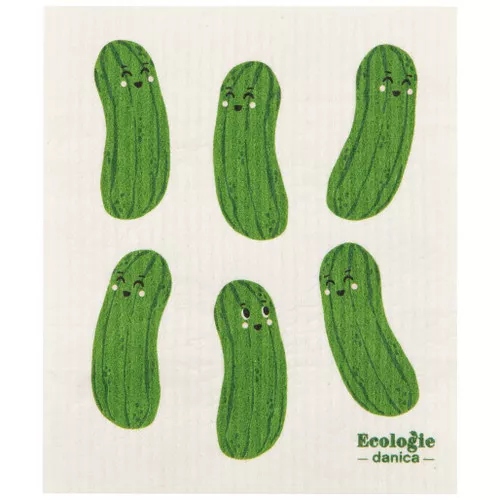 Swedish Dishcloth - Pickle Pal, 6.5 x 8-in