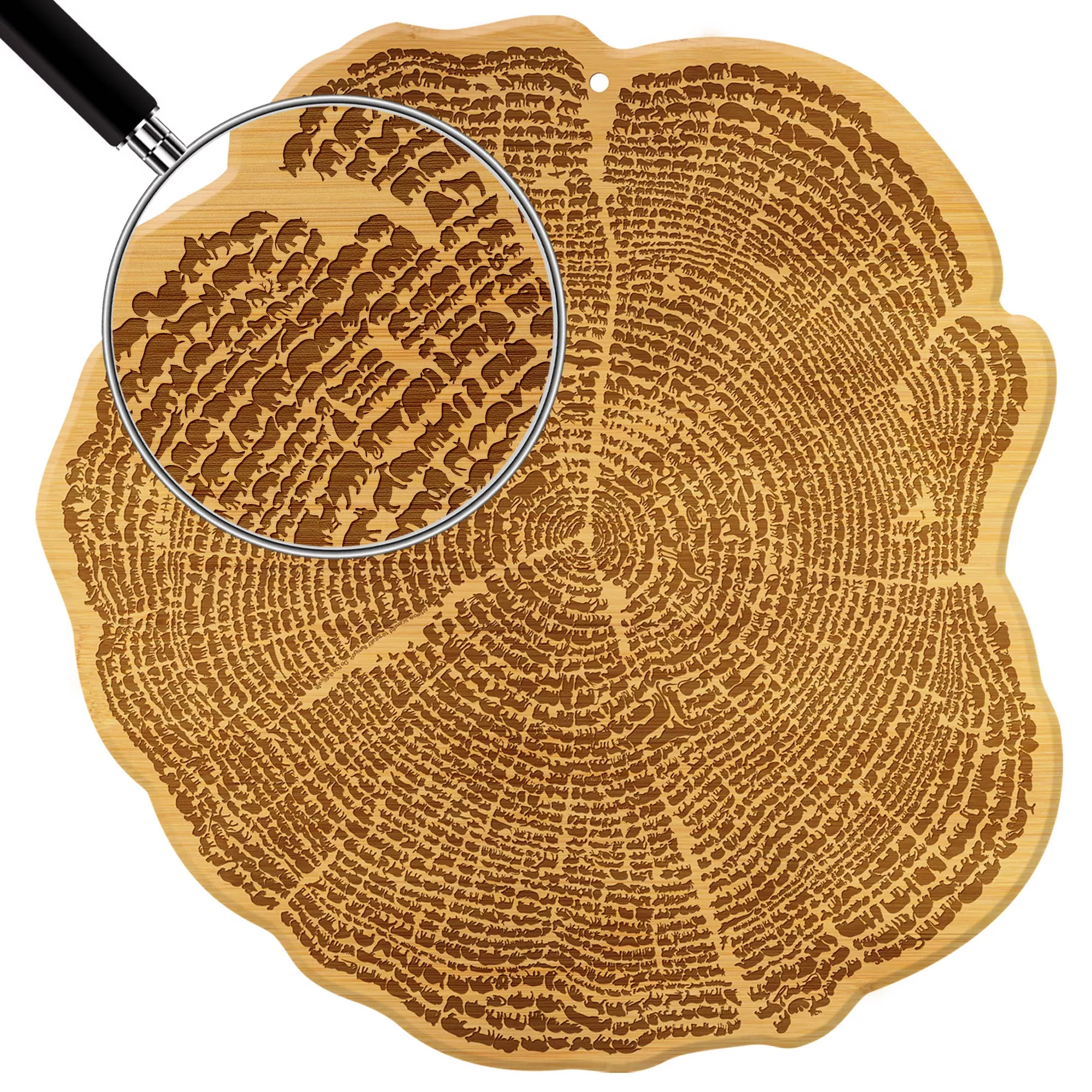 "TREE OF LIFE" CUTTING BOARD & CHARCUTERIE SERVING BOARD