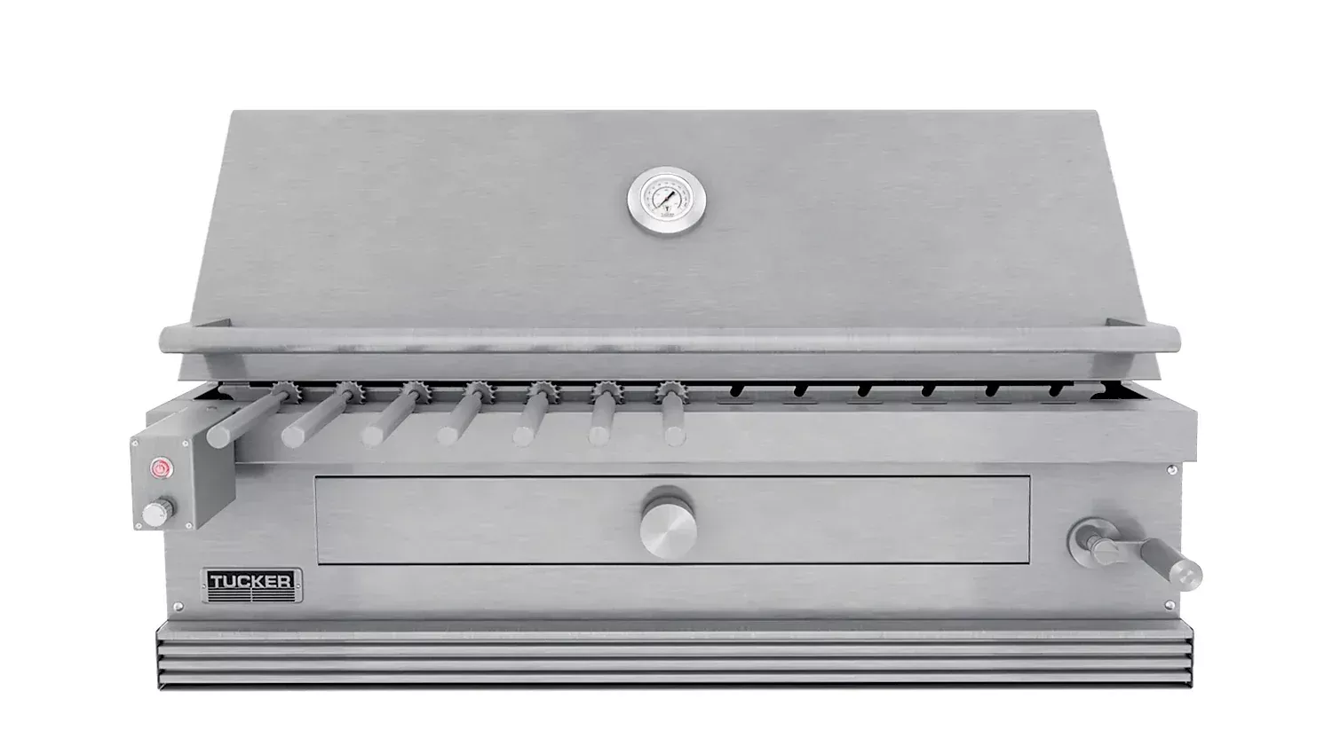Tucker Charcoal Deluxe Pro XL Built-In BBQ with Roasting Hood