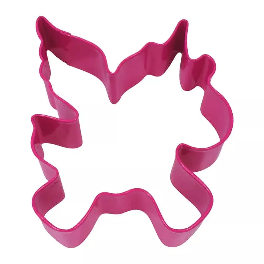 Unicorn Winged Cookie Cutter (Fuchsia, 3.75″)