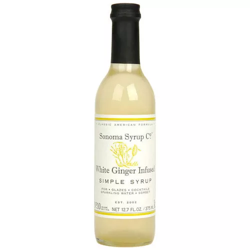 White Ginger No 10 - Infused Simple Syrup, 375ml
