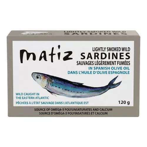 Wild Sardines Lightly Smoked inOlive Oil, 120g