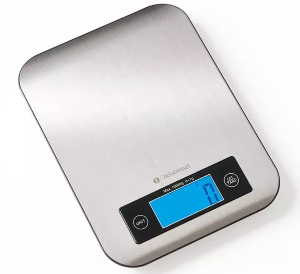 Zassenhaus Pure Digital Kitchen Scale - Stainless