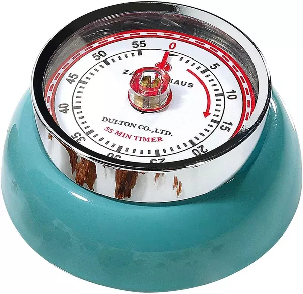 Zassenhaus Retro Kitchen Timer - Teal