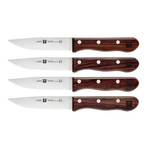 Zwilling 4-Piece Steakhouse Steak Knife Set and Storage Case