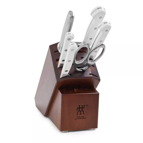 Zwilling Pro Le Blanc 7-Piece Knife Block Set