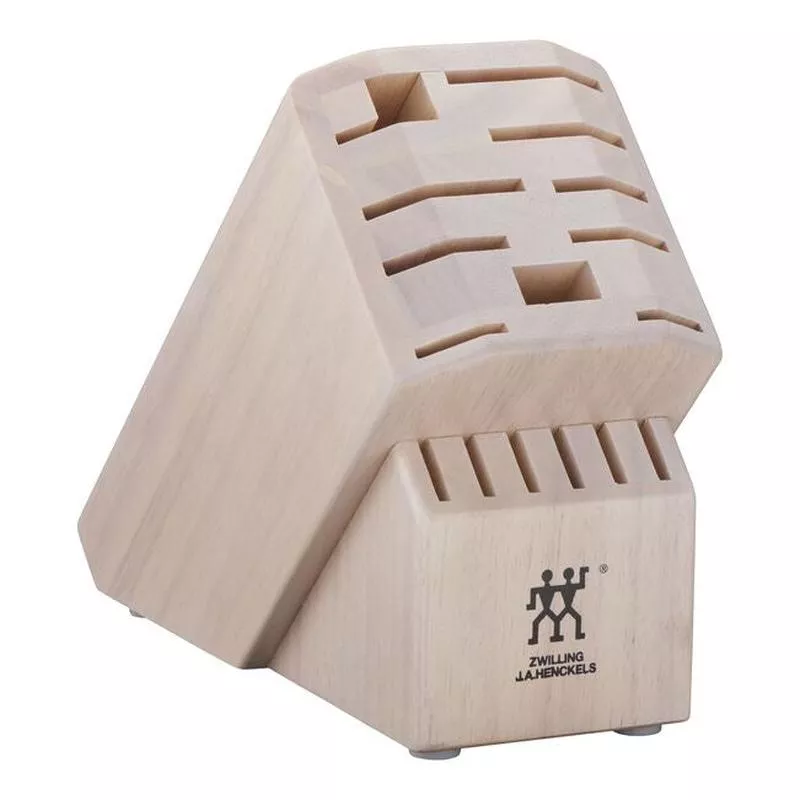 Zwilling White Rubberword Knife Block